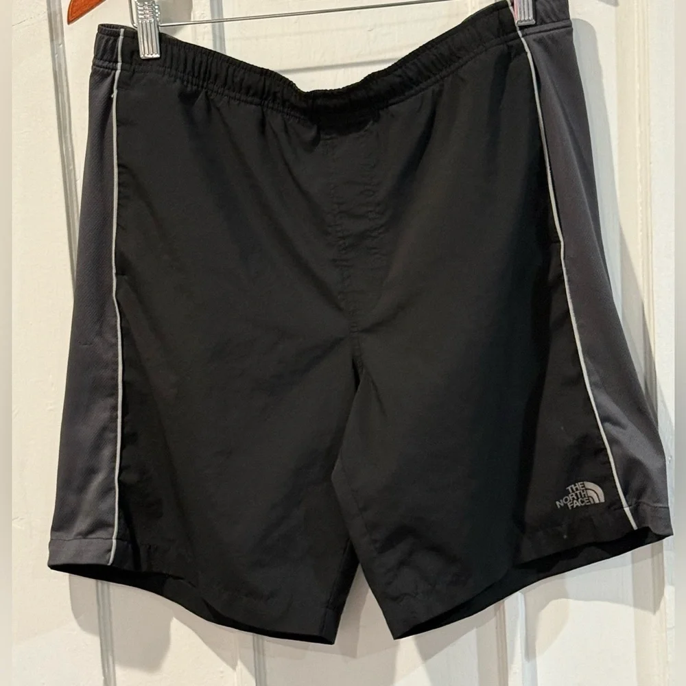 The North Face Gray and Black Men's Shorts